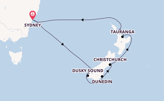Celebrity Edge - Down Under Deluxe: Von Sydney zu den Wundern Neuseelands