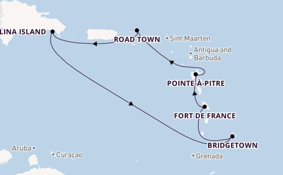 Caribbean vanaf La Romana met de MSC Opera