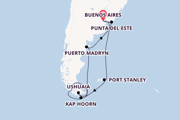 Südamerika ab Buenos Aires, Argentinien auf der Celebrity Equinox
