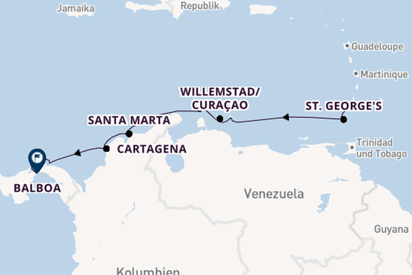Star Clipper - Karibische Schätze & Panamakanal