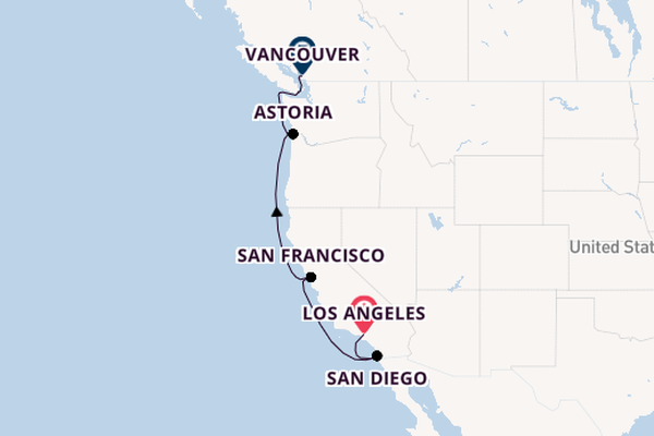 Coastal Pacific: From LA to Vancouver