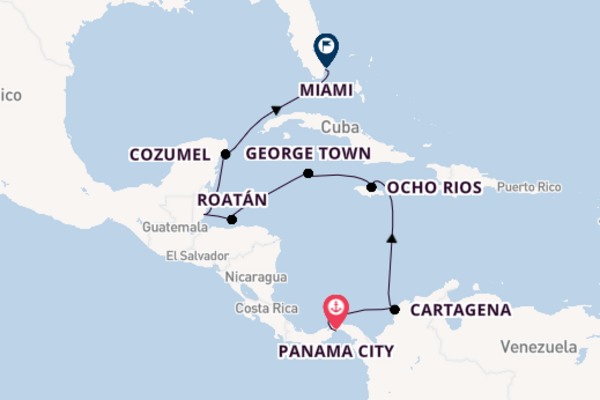 Expedition from Panama City to Miami via Ocho Rios