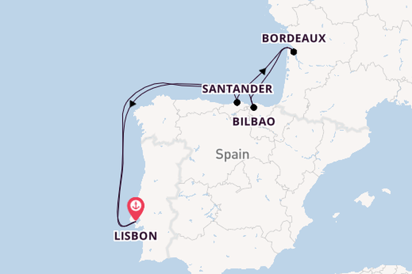 Portugal from Lisbon, Portugal with the Seven Seas Grandeur