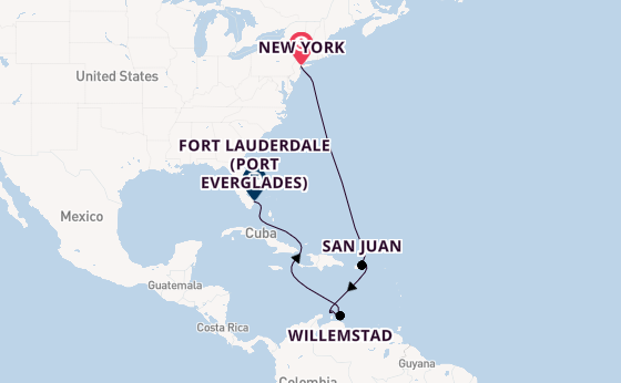 Caribbean from New York with the Coral Princess