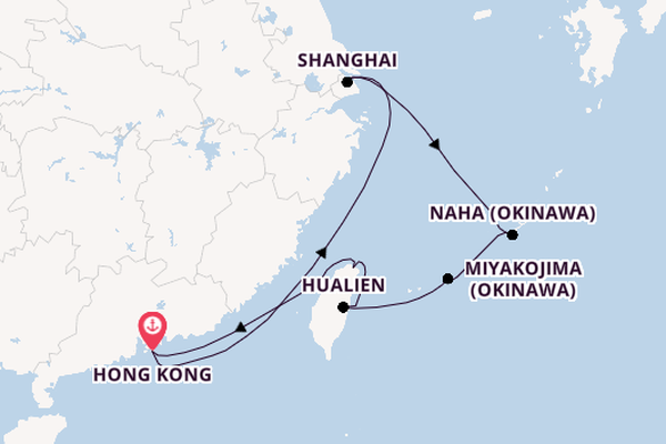 East Asia from Hong Kong, China with the Seabourn Encore