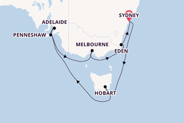 Australia from Sydney, Australia with the Celebrity Solstice