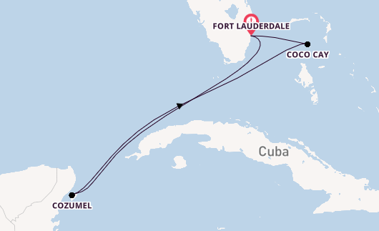 Caribbean vanaf Fort Lauderdale, Verenigde Staten met de Oasis of the Seas®