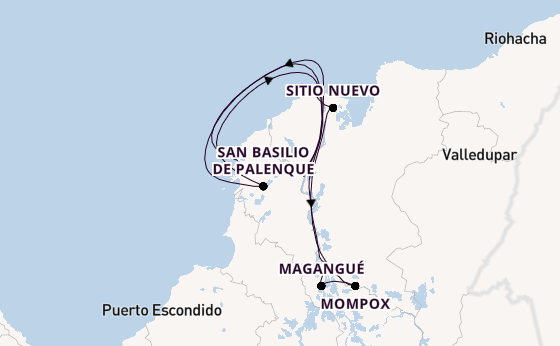 South America from Barranquilla, Colombia with the AmaMagdalena