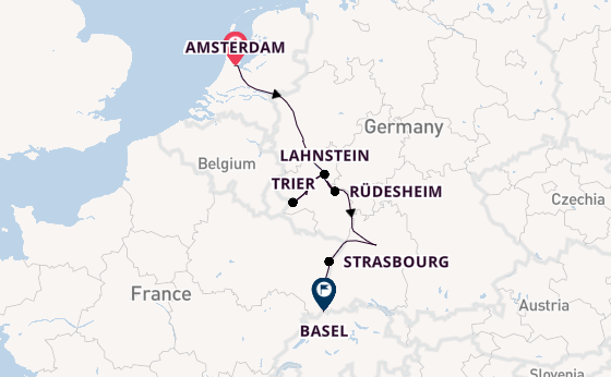 Rhine River, Europe from Amsterdam, Netherlands with the AmaCerto