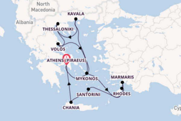 Journey from Athens (Piraeus) with the Azamara Journey