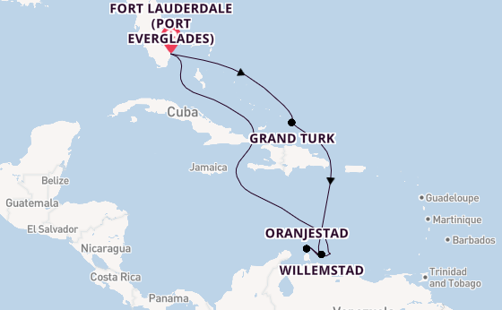 Caribbean from Fort Lauderdale (Port Everglades), Florida with the Celebrity Reflection