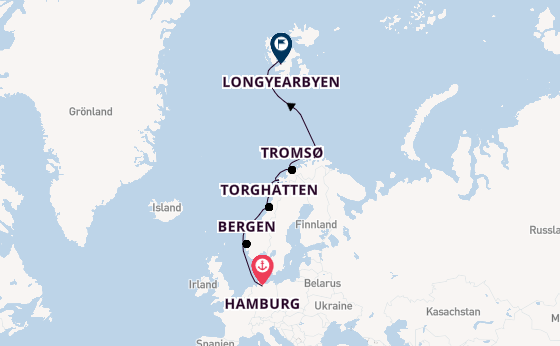 Norwegen ab Hamburg auf der HANSEATIC nature