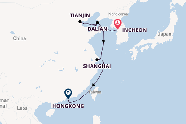 Azamara Pursuit - Von Seoul zu den Höhepunkten Chinas