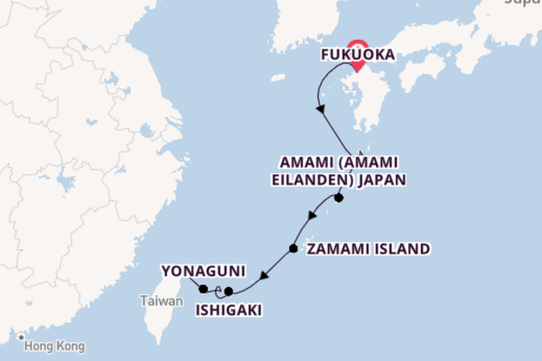 Cruise in 8 dagen naar Keelung (Taipei) met Ponant