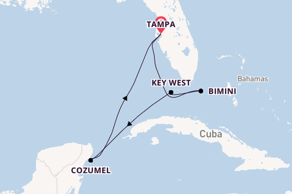 Westelijke Caraïben vanaf Tampa, Verenigde Staten met de Celebrity Summit
