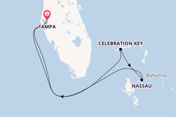 Trip with Carnival Cruise Line from Tampa