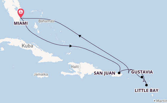 Karibik ab Miami auf der Seabourn Quest
