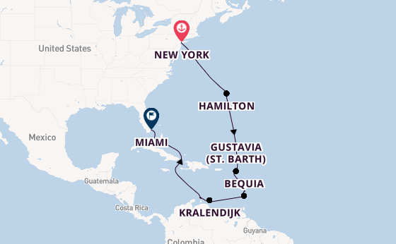 Southern Caribbean from New York with the EUROPA