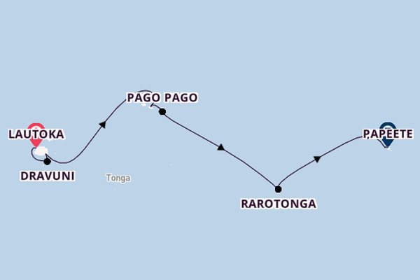 Polynesia from Lautoka, Fiji with the Norwegian Spirit 
