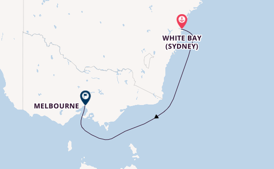 Australia from White Bay (Sydney), Australia with the Carnival Adventure