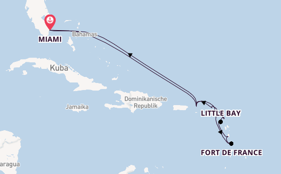 Karibik ab Miami auf der Seabourn Quest