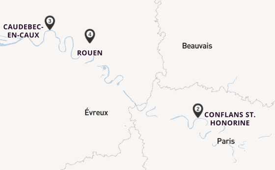 Seine ab Paris, Frankreich auf der SEINE COMTESSE