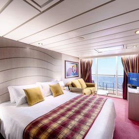 Come aboard the undefined and discover one of 19 cabin categories on a total of 9 decks that can accommodate 2548 passengers. Choose your dream cabin and feel at home on board the undefined!
