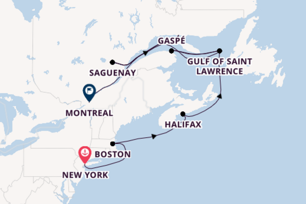 Cruising from New York to Montreal