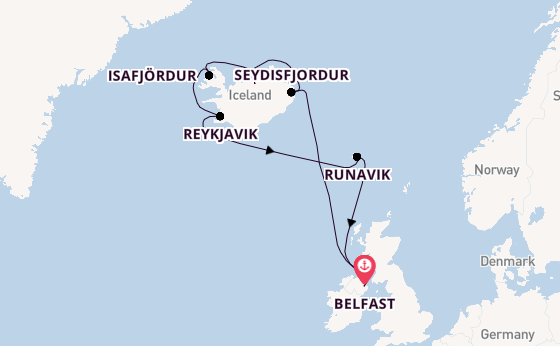 Trip with Ambassador Cruise Line from Belfast