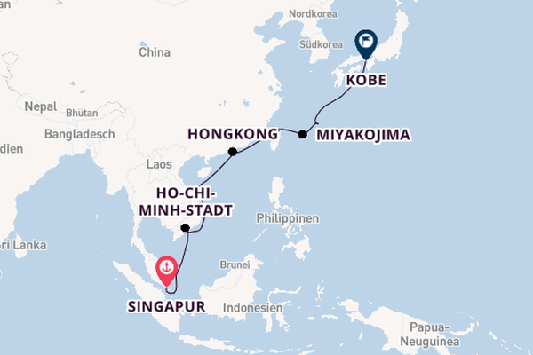 Azamara Pursuit - Asiens Metropolen & Japans Kultur
