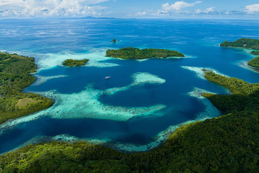 Zuidelijke Stille Oceaan vanaf Lautoka, Fiji met de Le Soléal