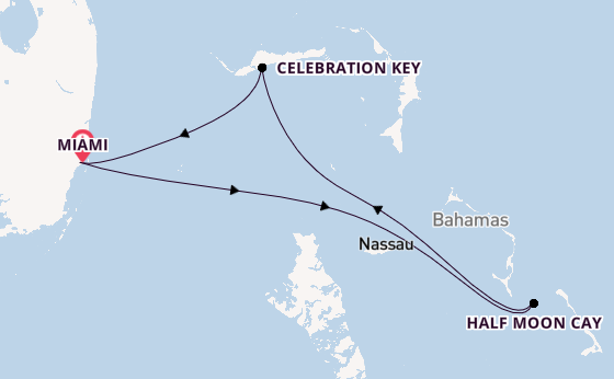Karibik ab Miami auf der Carnival Conquest