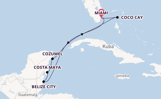Karibik ab Miami auf der Independence of the Seas