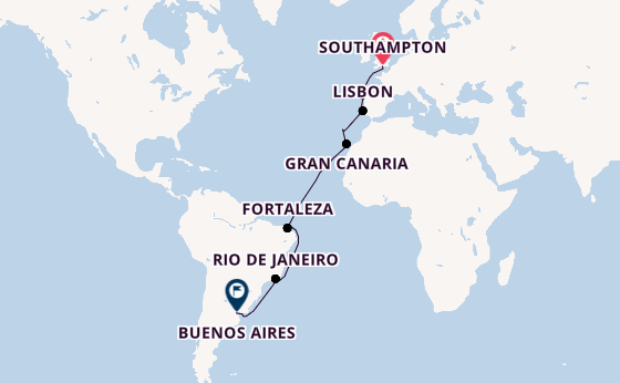 Luxury South American Passage & Buenos Aires Stay