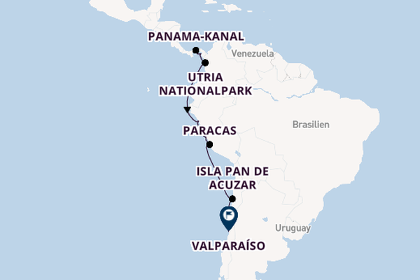 Südamerika ab Colón, Panama auf der HANSEATIC inspiration