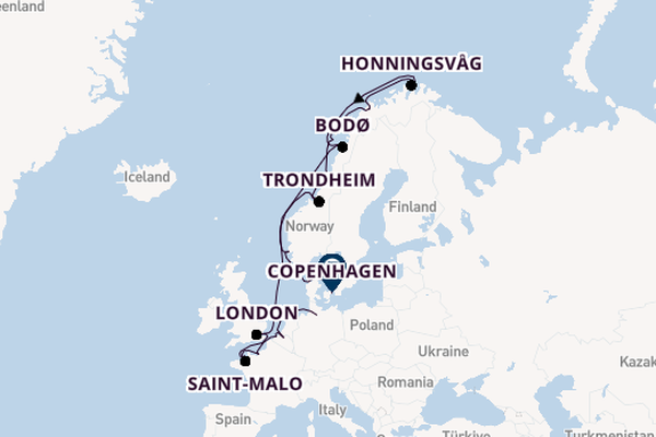 Norway from Hamburg, Germany with the Seabourn Quest