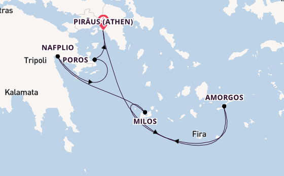 Östliches Mittelmeer ab Deutschland auf der SEA CLOUD II