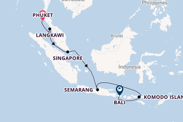 South East Asia from Phuket, Thailand with the Luminara