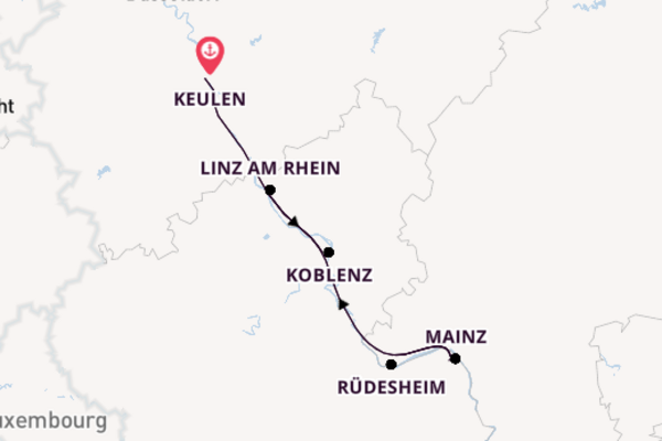 Cruise met Phoenix Cruises naar Rüdesheim