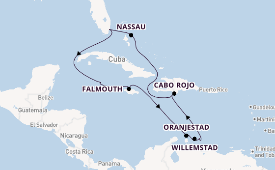 Caribbean from Miami, Florida with the Allura