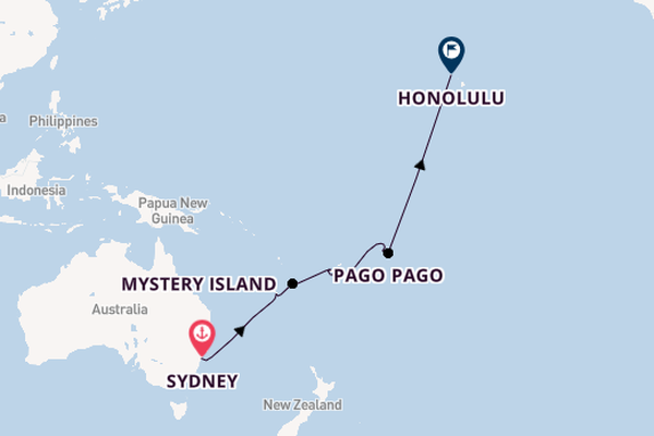 South Pacific from Sydney, Australia with the Celebrity Edge