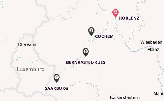 Koblenz und Saarburg erleben