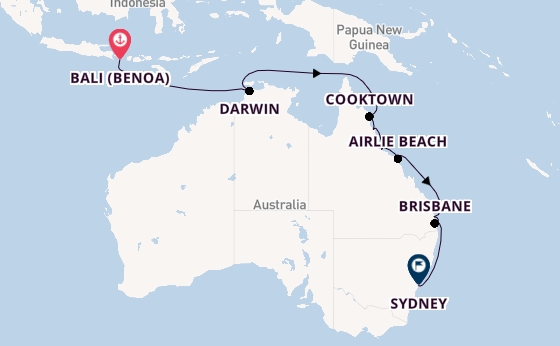 Island Elegance – Bali to Sydney