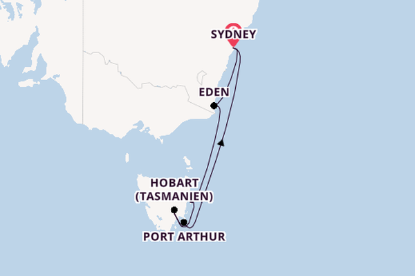 Australien ab Sydney auf der Royal Princess