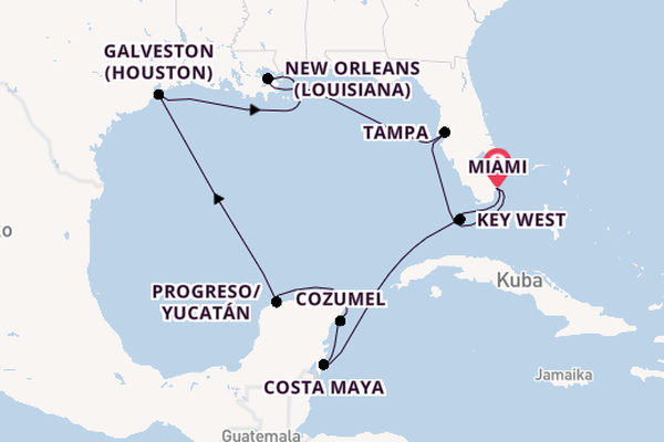Westliche Karibik ab Miami auf der EUROPA 2