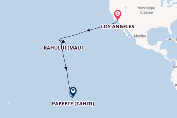 Oceania Vista - Aloha & Südseezauber: Von Los Angeles nach Tahiti