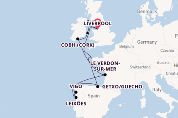 15 day cruise with the Ambition to Liverpool