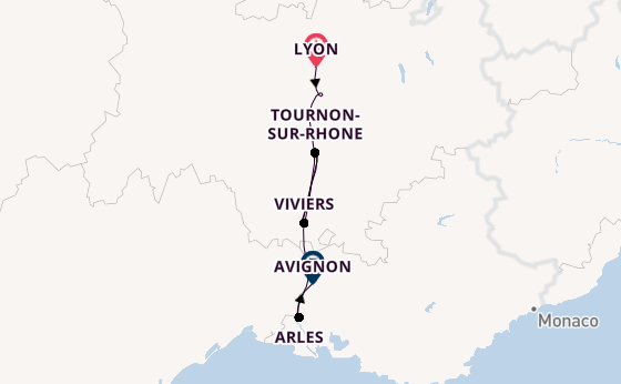 Rhone River, Europe from Lyon, France with the Viking Lofn