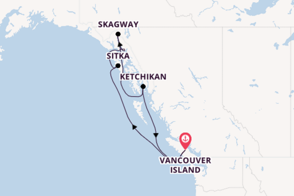 8daagse cruise met de Serenade of the Seas vanuit Vancouver Island