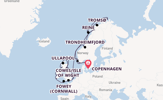 British Isles from Copenhagen, Denmark with the Seabourn Quest